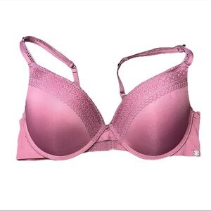 Lucky Brand Maroon Padded Bra Lace 36B NWOT Adjustable